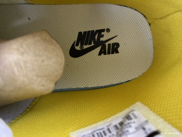 Rep Off-White Dark White Powder Jordan 1 Air Yellow-Cone x AQ0818-149 NRG 0719